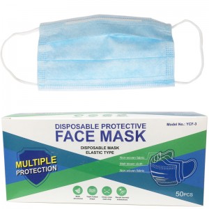 Disposable 3 Ply Face Masks Pk 50 (Civillian)